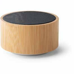 Produktabbildung ARBER. Lautsprecher 3W mit 2 Stunden Akkulaufzeit aus ABS und Bambus ARBER. Lautsprecher 3W mit 2 Stunden Akkulaufzeit aus ABS und Bambus