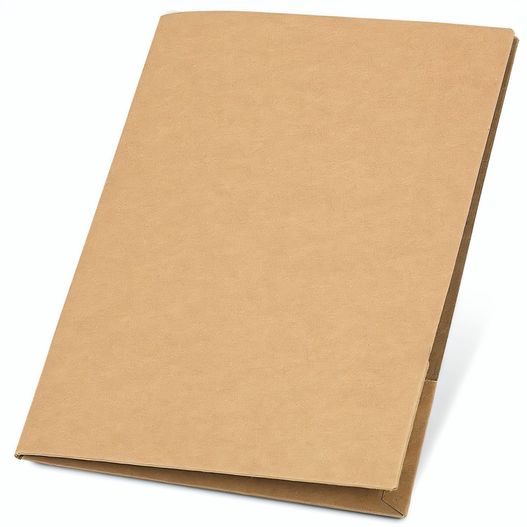 PUZO. Mappe aus 100 % Recyclingpapier A4 (400 g/m²) (Bild 1)