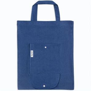 SIENA. Faltbare Tasche aus Baumwolle (50%), receycelte Baumwolle (30%) und Polyester (20% rPET) (140 g/m²)