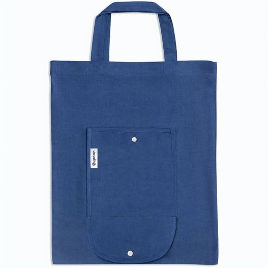 SIENA. Faltbare Tasche aus Baumwolle (50%), receycelte Baumwolle (30%) und Polyester (20% rPET) (140 g/m²) (Bild 1)