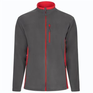 VL GERAS. Zweifarbige Fleecejacke (220g/m²) aus Polyester (100%)