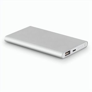 MARCET. Powerbank Slim 4'000 mAh aus Recyceltes Aluminium (100% rAL) und Recyceltes ABS (100% rABS)