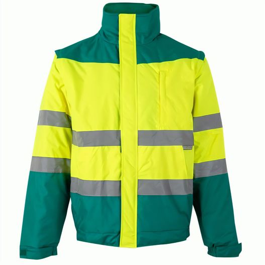 VL JUPITER LARGE. Zweifarbige Steppjacke (180g/m²) aus Polyester (100%) mit PU-Beschichtung (Bild 1)