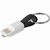 RIEMANN. USB-Kabel mit 2-in-1-Stecker aus ABS und PVC (Bild 1)