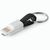 RIEMANN. USB-Kabel mit 2-in-1-Stecker aus ABS und PVC (Bild 1)