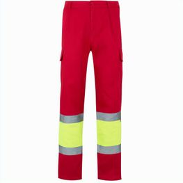 VL POSEIDON LARGE. Zweifarbige Twill-Hose mit mehreren Taschen (210 g/m²), aus Baumwolle (20%) und Polyester (80%)