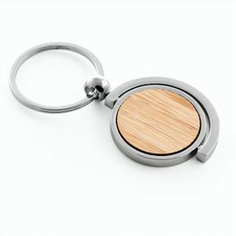 Produktabbildung HOMER ROUND. Schlüsselanhänger aus Bambus HOMER ROUND. Schlüsselanhänger aus Bambus