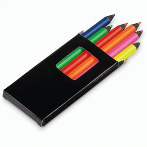 MEMLING. Bleistiftbox mit 6 Buntstiften