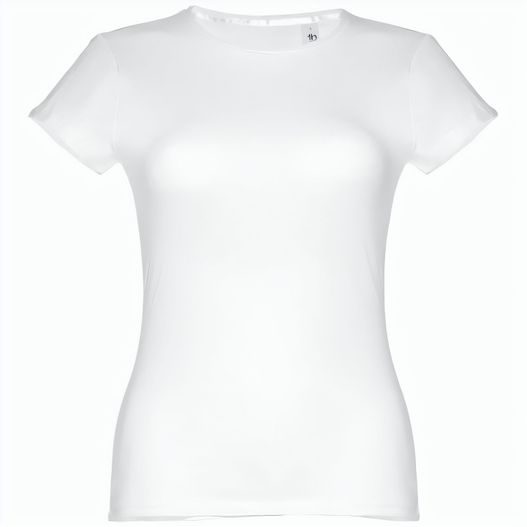 THC SOFIA WH. Tailliertes Damen-T-Shirt aus Baumwolle. Farbe Weiß (Bild 1)