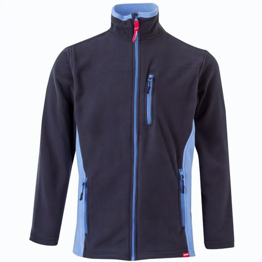 Produktabbildung VL GERAS. Zweifarbige Fleecejacke (220g/m²) aus Polyester (100%) VL GERAS. Zweifarbige Fleecejacke (220g/m²) aus Polyester (100%) (Bild 1)