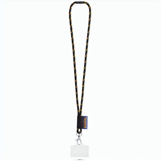 BRIDPORT. SET Lanyard NAUTIC Long (Ø 7 mm) mit 9 mm Auslösekarabiner, Ø 7 mm Sicherheitsverschluss und 91 x 68 mm starrem Ausweis-/Kartenhalter (Bild 1)