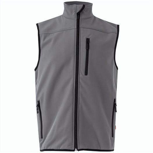 VL VARUNA. Softshell-Weste (280 g/m²), mit Polarfutter, aus Polyester (94 %) und Elastan (6 %) (Bild 1)