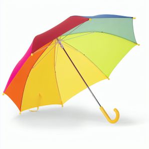 OLIVIA. Kinderregenschirm, 19“, bunt, aus 190T Polyester