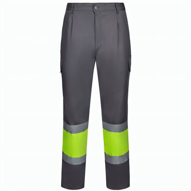 VL ARTEMIS. Zweifarbige Hose aus Twill (190g/m²), Baumwolle (20%) und Polyester (80%)