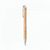 BETA BAMBOO. Kugelschreiber aus Bambus mit Clip und Details aus Metall (Bild 3)