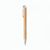 BETA BAMBOO. Kugelschreiber aus Bambus mit Clip und Details aus Metall (Bild 3)