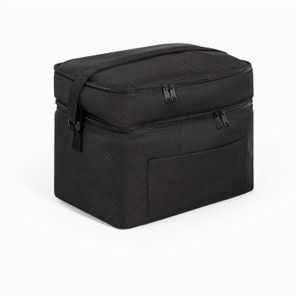 CANCUN LARGE. Kühltasche aus 600D, recyceltem Polyester, mit verstellbarem Gurtband 14 L