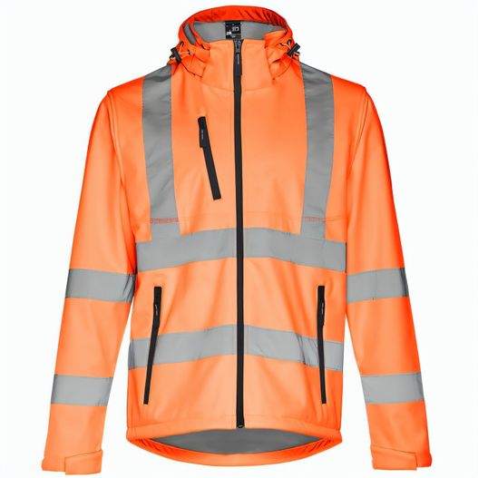 Produktabbildung THC ZAGREB WORK. Softshell-Jacke mit hoher Sichtbarkeit (Unisex) THC ZAGREB WORK. Softshell-Jacke mit hoher Sichtbarkeit (Unisex) (Bild 1)