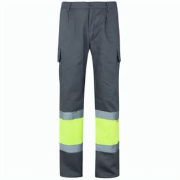 VL POSEIDON LARGE. Zweifarbige Twill-Hose mit mehreren Taschen (210 g/m²), aus Baumwolle (20%) und Polyester (80%)