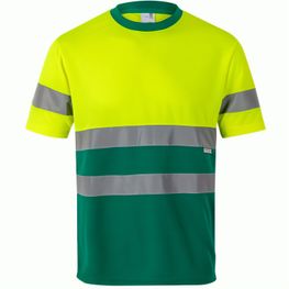 VL BRAHMA. Zweifarbiges technisches T-Shirt mit Bird-Eye-Design (140 g/m²), aus Polyester (100%)