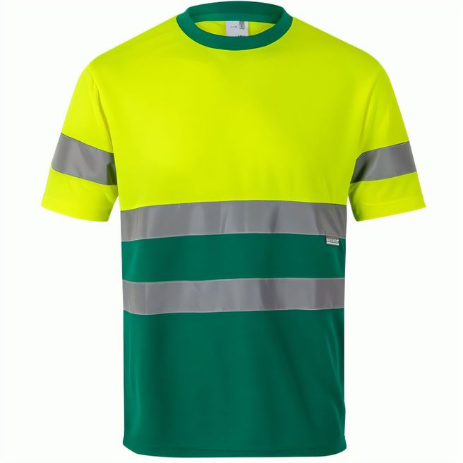 Produktabbildung VL BRAHMA. Zweifarbiges technisches T-Shirt mit Bird-Eye-Design (140 g/m²), aus Polyester (100%) VL BRAHMA. Zweifarbiges technisches T-Shirt mit Bird-Eye-Design (140 g/m²), aus Polyester (100%)