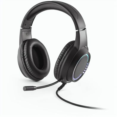 Produktabbildung Thorne Headset RGB. Gaming-Kopfhörer mit 2 m Kabel, Mikrofon und RGB-LED-Leuchten aus ABS Thorne Headset RGB. Gaming-Kopfhörer mit 2 m Kabel, Mikrofon und RGB-LED-Leuchten aus ABS