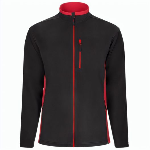 VL GERAS. Zweifarbige Fleecejacke (220g/m²) aus Polyester (100%) (Bild 1)