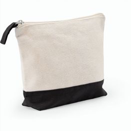 DAPHNE. Kosmetiktasche aus 100 % Baumwolle (320 g/m²), zweifarbig