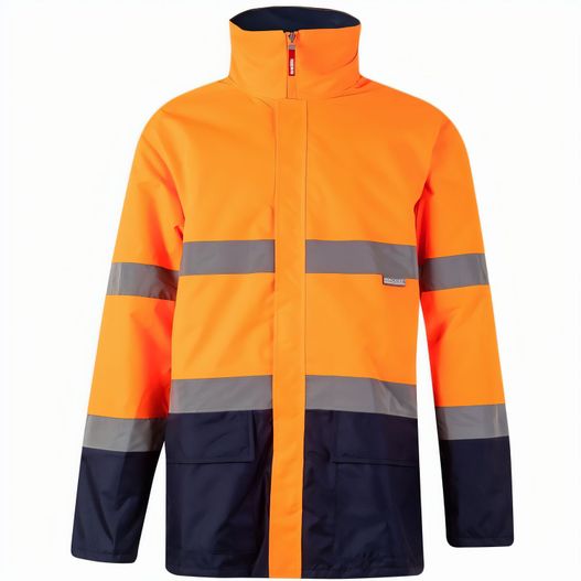 VL THEMIS. Zweifarbiger Parka (190g/m²), aus Polyester (100%), mit PU-Beschichtung (Bild 1)