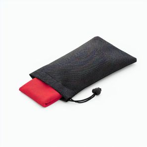 BERNAL. Sporthandtuch aus recyceltem Polyester (100% rPET) dient zur Erfrischung mit Vliesstoffbeutel