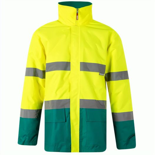 VL THEMIS. Zweifarbiger Parka (190g/m²), aus Polyester (100%), mit PU-Beschichtung (Bild 1)