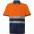 VL ACHELOUS. Zweifarbiges Piqué-Poloshirt (150g/m²) mit kurzen Ärmeln, aus Baumwolle (55%) und Polyester (45%) (Bild 1)