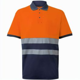 Produktabbildung VL ACHELOUS. Zweifarbiges Piqué-Poloshirt (150g/m²) mit kurzen Ärmeln, aus Baumwolle (55%) und Polyester (45%) VL ACHELOUS. Zweifarbiges Piqué-Poloshirt (150g/m²) mit kurzen Ärmeln, aus Baumwolle (55%) und Polyester (45%)
