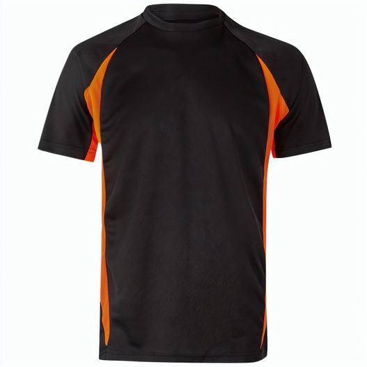 Produktabbildung VL SLAYER. Zweifarbiges technisches T-Shirt mit Bird-Eye-Design (160 g/m²), aus Polyester (100%) VL SLAYER. Zweifarbiges technisches T-Shirt mit Bird-Eye-Design (160 g/m²), aus Polyester (100%) (Bild 1)