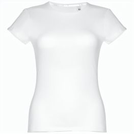 THC SOFIA WH. Tailliertes Damen-T-Shirt aus Baumwolle. Farbe Weiß