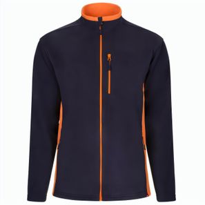 VL GERAS. Zweifarbige Fleecejacke (220g/m²) aus Polyester (100%)