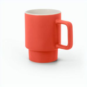 KUERTEN. Reisebecher aus Edelstahl mit Keramikbeschichtung innen 470ml