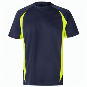 VL SLAYER. Zweifarbiges technisches T-Shirt mit Bird-Eye-Design (160 g/m²), aus Polyester (100%)