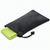 BERNAL. Sporthandtuch aus recyceltem Polyester (100% rPET) dient zur Erfrischung mit Vliesstoffbeutel
