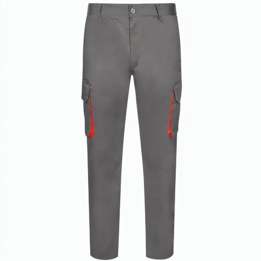VL HYPNOS. Zweifarbige Twill-Hose mit mehreren Taschen (200 g/m²), aus Baumwolle (35 %) und Polyester (65 %) (Bild 1)