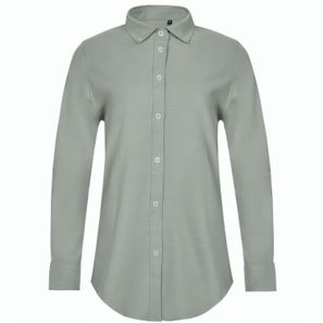 VL PRITHVI WOMEN. Hemd Oxford (180 g/m²) für Damen, aus Baumwolle (50 %), Polyester (45 %) und Elasthan (5 %)