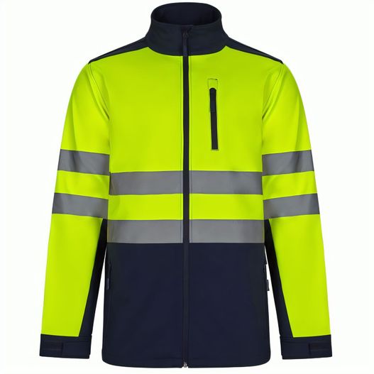 VL HESTIA LARGE. Zweifarbige Softshell-Jacke (280 g/m²), mit Fleece-Futter und TPU-Membran, aus Polyester (96 %) und Elasthan (4 %) (Bild 1)