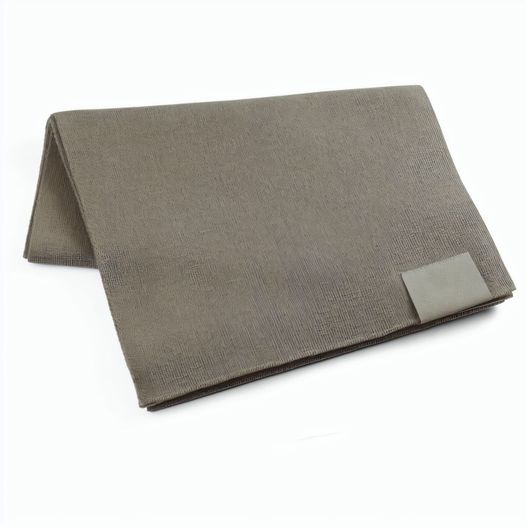 SERENITY. Schal aus recyceltem Polyester (100 % rPET) mit Aufnäher zur individuellen Veredelung (Bild 1)