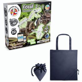 2 in 1 Fossil Excavation Kit V. Lernspiel lieferung inklusive einer faltbaren geschenktasche aus 190T