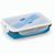 SAFFRON. Lunchbox. Faltbare hermetische Frischhaltebox aus Silikon und PP 640 mL
