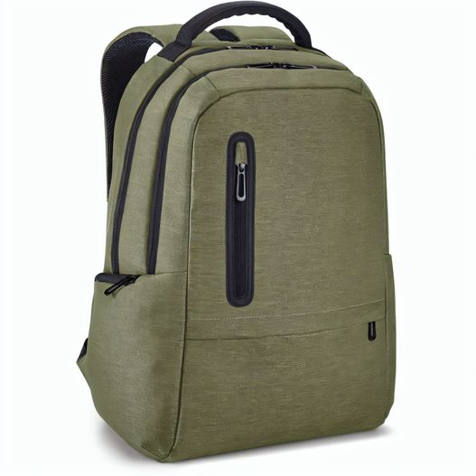 BOSTON. Wasserdichter 2Tone Nylon 17'' Laptop-Rucksack (Bild 1)
