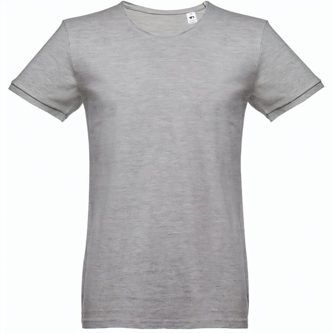 THC SAN MARINO. Kurzärmeliges Herren-T-Shirt aus gekämmter Baumwolle