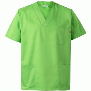 VL ILLAPA. Tunika aus Twill (190g/m²) mit kurzen Ärmeln, aus Polyester (65%) und Baumwolle (35%)