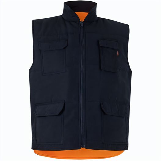 VL DIANA. Steppweste (220g/m²), wendbar und mit mehreren Taschen, aus Polyester (100%), mit Reißverschluss und Wendezipper (Bild 1)