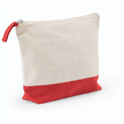 DAPHNE. Kosmetiktasche aus 100 % Baumwolle (340 g/m²), zweifarbig (Bild 1)